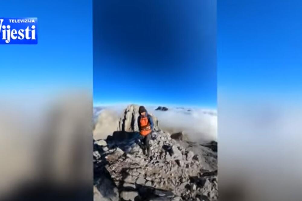Pejović u jednoj od ekspedicija, Foto: Screenshot/TVVijesti