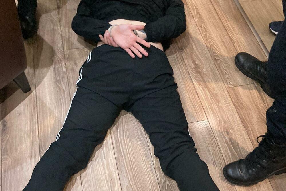 Beljkaš nakon hapšenja, Foto: Uprava policije