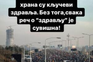 Đoković podijelio sliku sa blokade mosta Gazela u Beogradu: Čist...