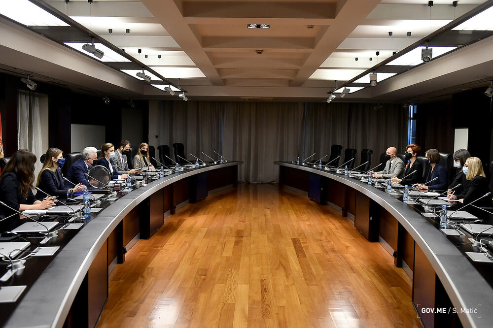 Špoljarić Eger u posjeti Vladi, Foto: Vlada CG