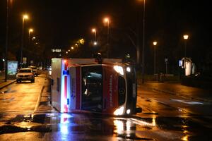 Podgorica: Sudar ambulantnih kola bjelopoljske bolnice i...