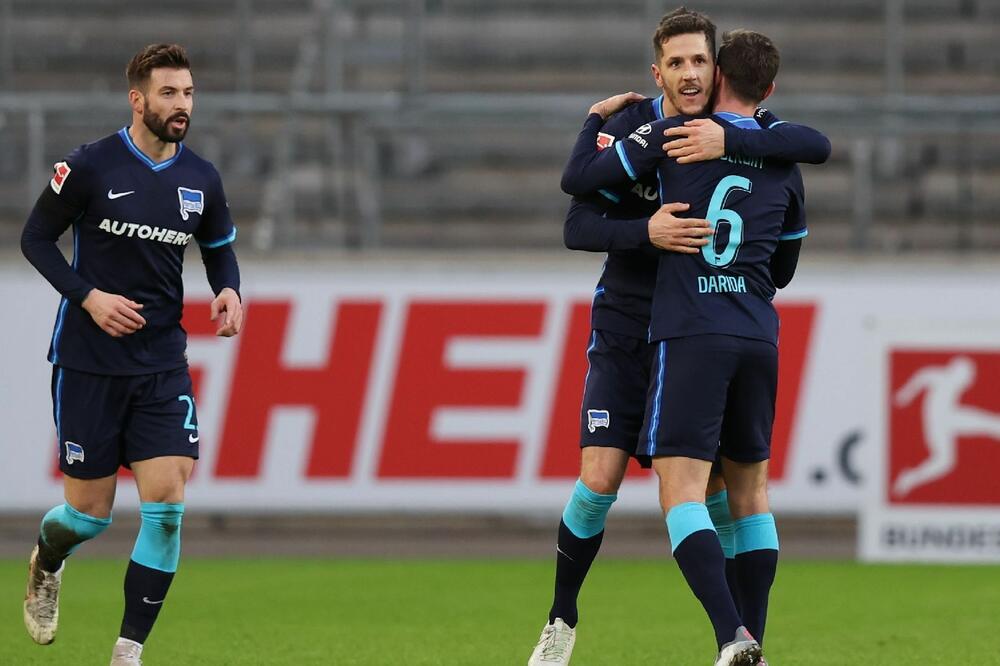 Jovetić je donio bod Herti na gostovanju Štutgartu, Foto: Hertha BSC