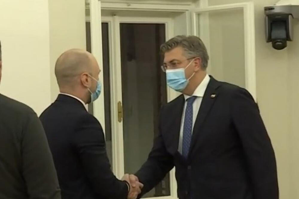 Radulović i Plenković, Foto: MVP