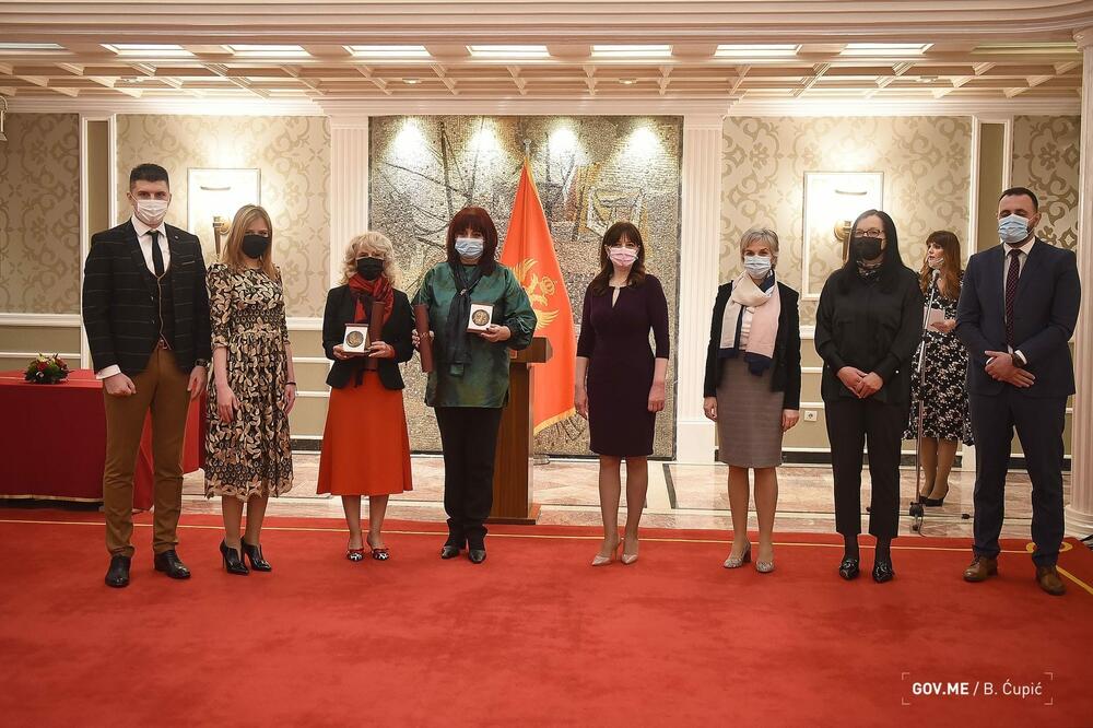 Ministarka na dodjeli nagrade “Oktoih”, Foto: Vlada Crne Gore