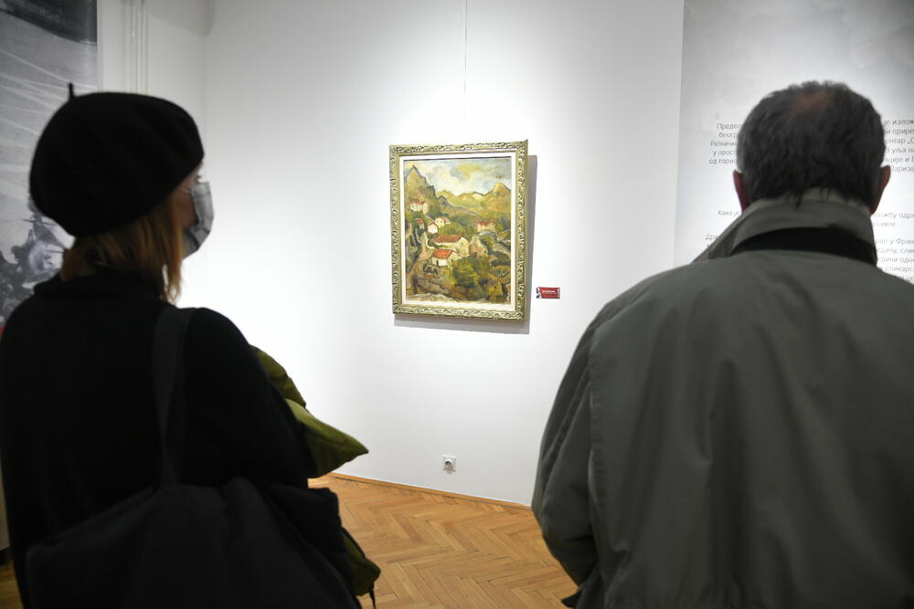 Sa izložbe radova Petra Lubarde