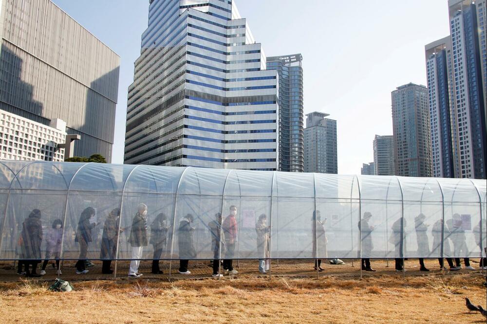 Privremena stanica za testiranje u Seulu, Foto: REUTERS