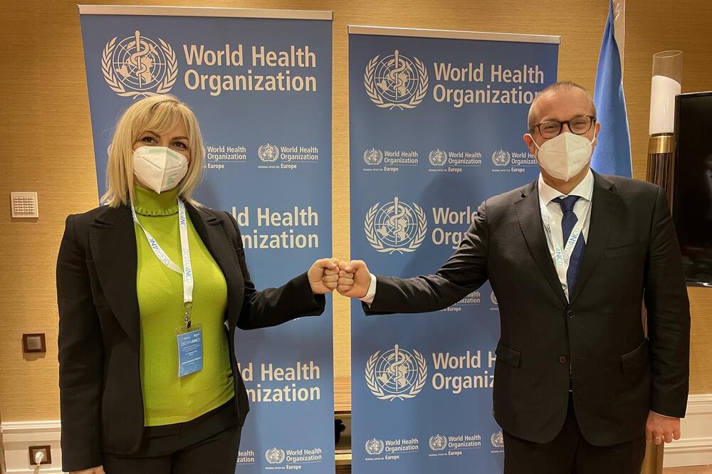 Borovinić Bojović i Kluge, Foto: Ministarstvo zdravlja