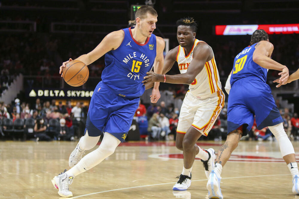 Jokić na meču sa Atlantom, Foto: Reuters