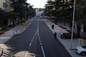 Glavni grad Podgorica: Ulica Ivana Vujoševića dobila novi izgled