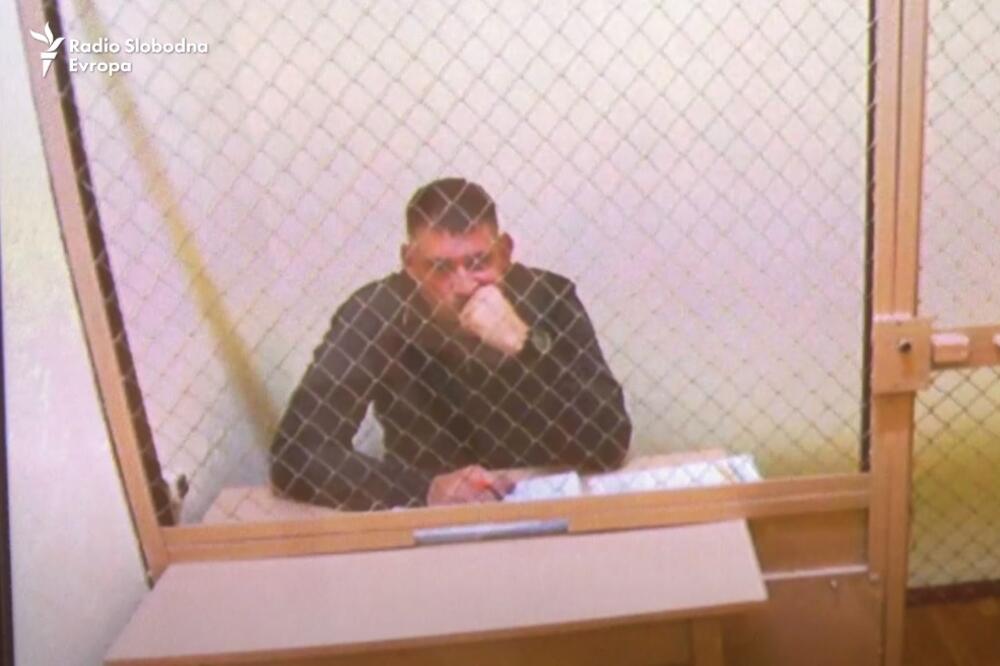 Tihanovski u pritvoru dan prije početka sudskog procesa u junu, Foto: Screenshot/Radio Slobodna Evropa