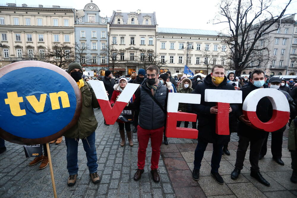 Sa protesta u Krakovu, Foto: Reuters