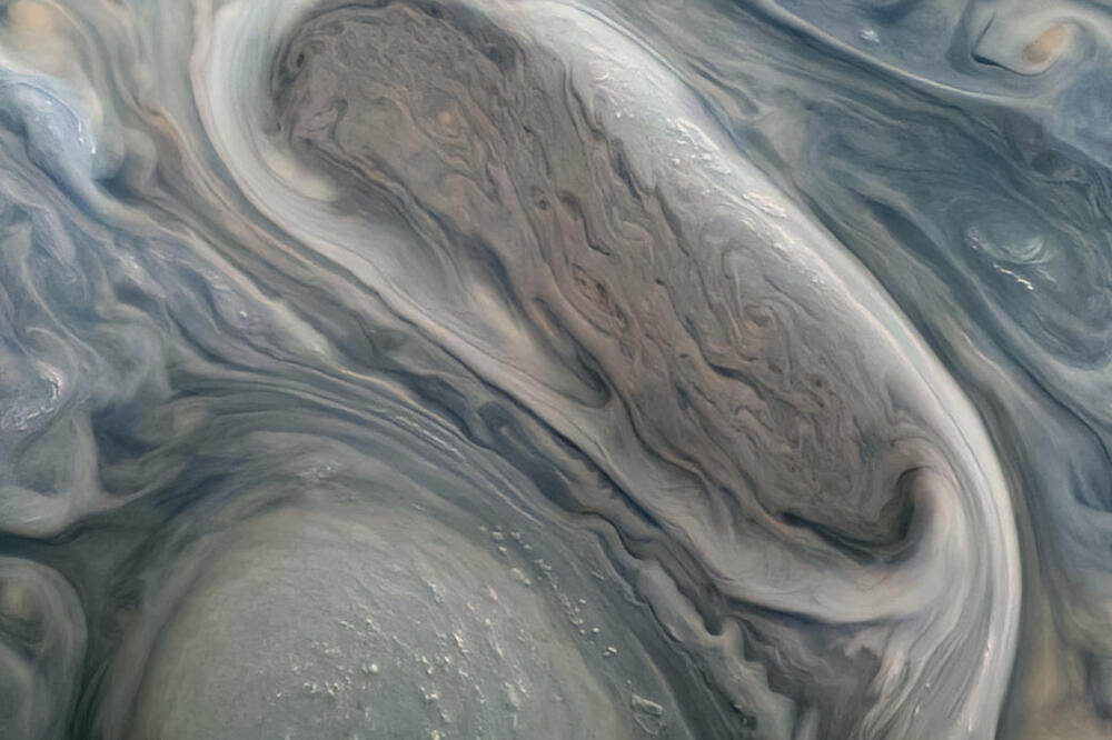 Snimak Jupitera koji je poslala letjelica Juno, Foto: Nasa.gov