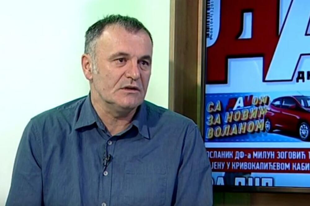 Milan Žugić, urednik agencije Mina, Foto: Screenshot/TV Vijesti