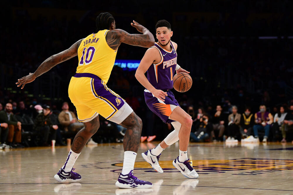 Buker na meču sa Lejkersima, Foto: Reuters