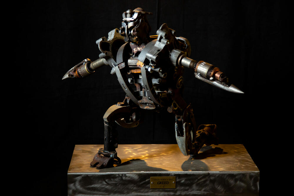 Skulptura “Pohlepa”