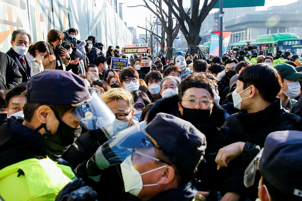 Sa protesta u Seulu, Foto: Reuters