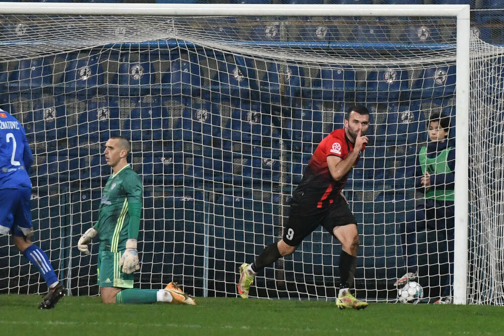 Camaj je najdraži gol jeseni dao protiv Budućnosti pod Goricom, Foto: Savo Prelević