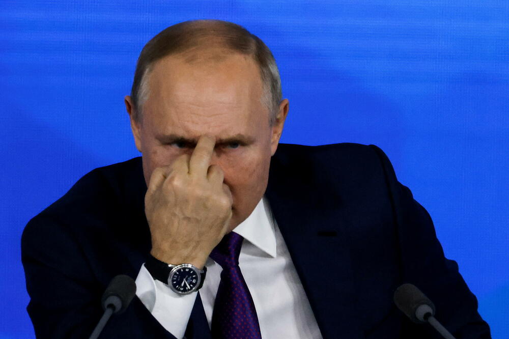 Putin na jučerašnjoj konferenciji za novinare, Foto: reuters