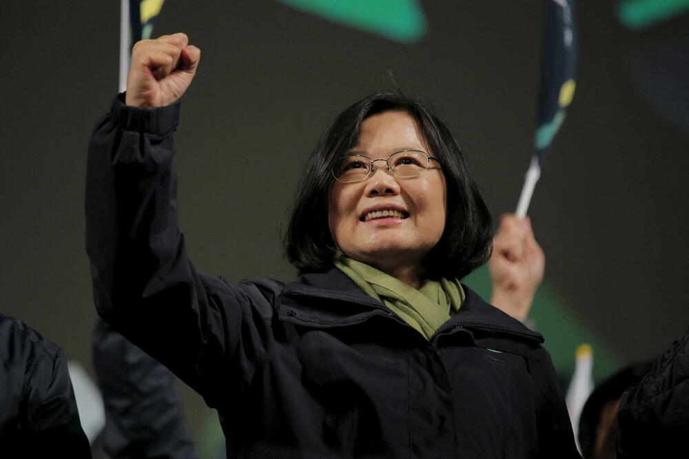 Caj Ing-ven nakon izborne pobjede u januaru 2016, Foto: Damir Sagolj