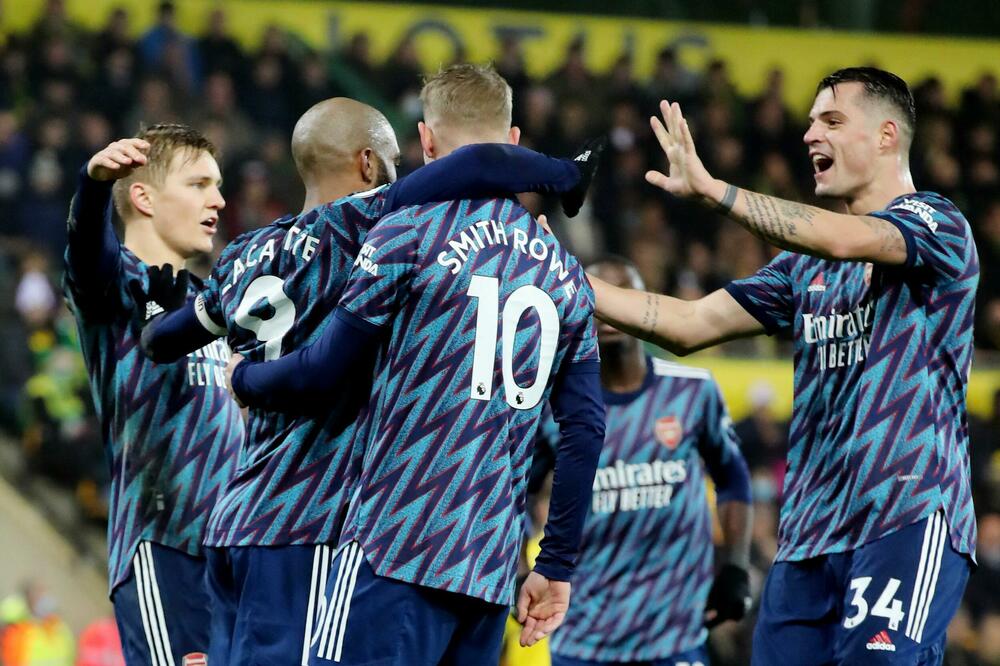 Fudbaleri Arsenala, Foto: Reuters