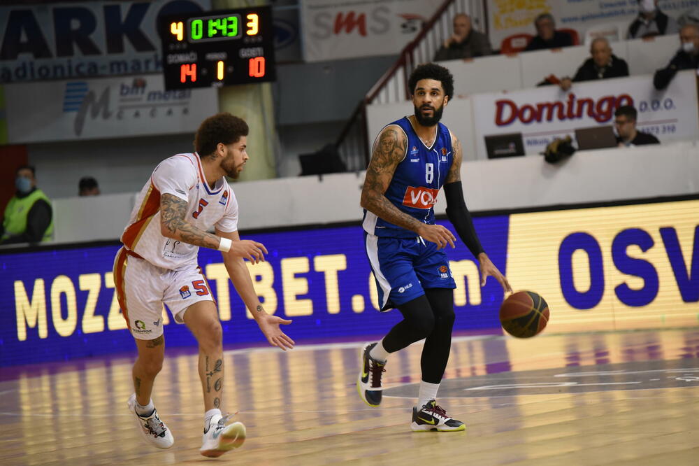 Sili je predvodio Podgoričane sa 20 poena, Foto: KK Borac/Duško Radišić