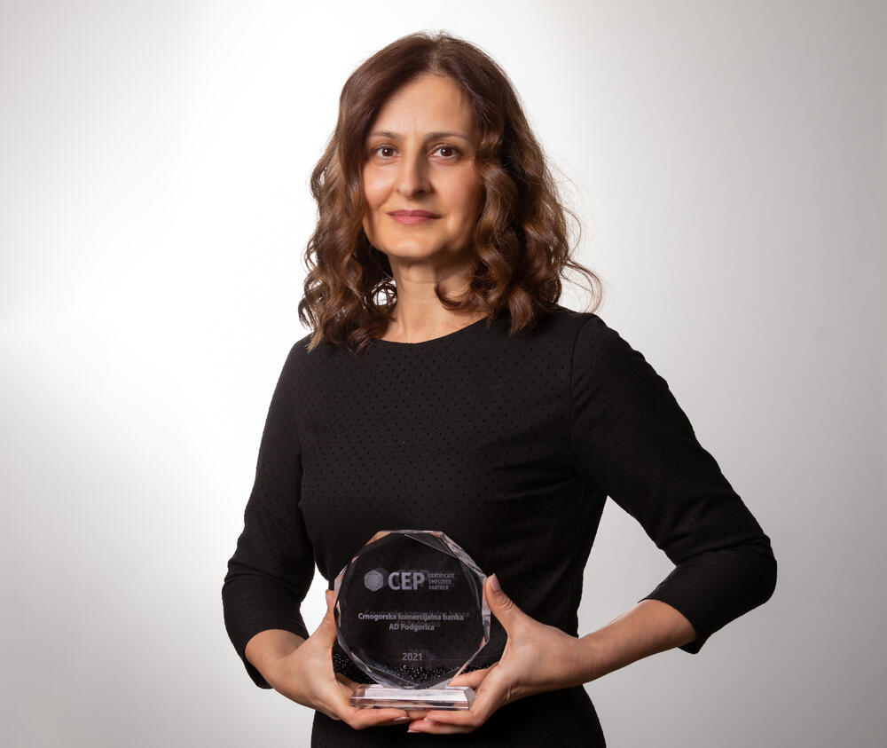 Žana Đurović, direktorica Odjeljenja za ljudske resurse CKB-a