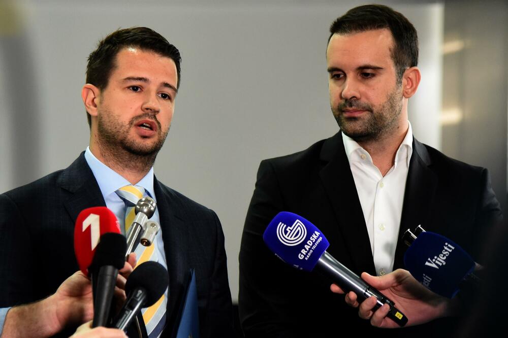 Nisu odgovorili na pitanja “Vijesti”: Spajić i Milatović, Foto: Luka Zeković