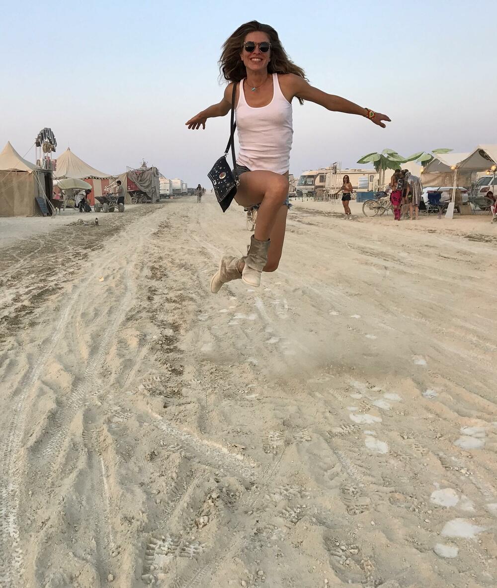 Sa festivala “Burning Man”: Biljana Mišić