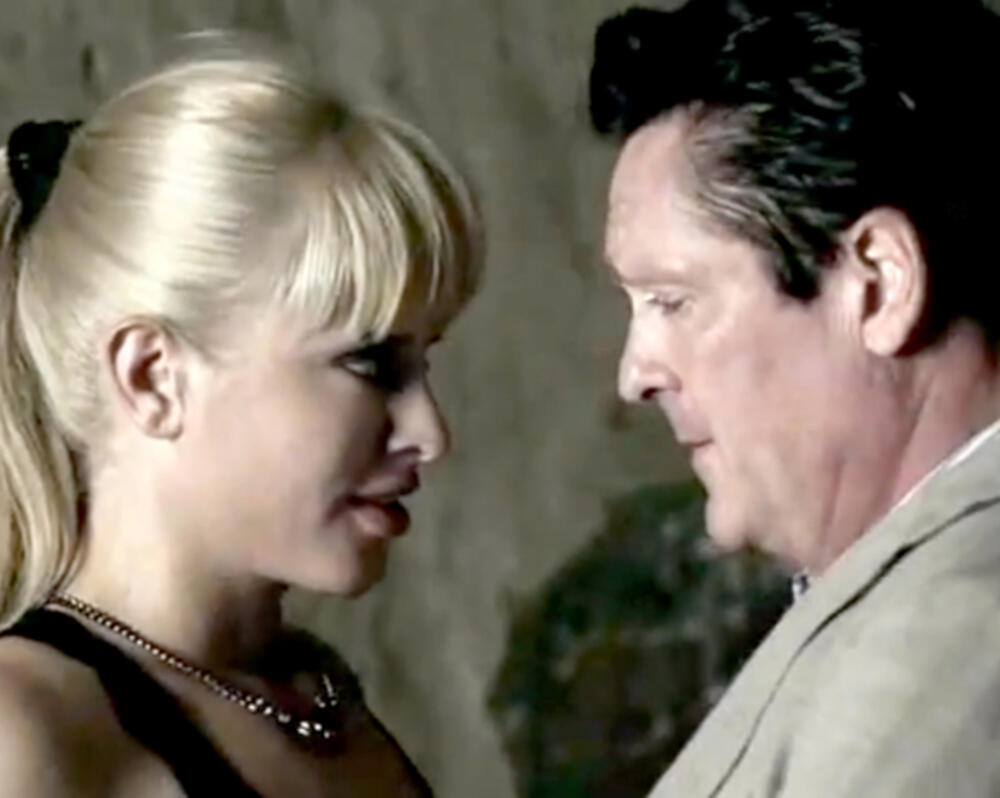 Iz filma ‘’Srpski ožiljci’’, Biljana Mišić i Majkl Medsen