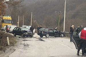 Udes na putu Bijelo Polje-Mojkovac: Četiri osobe povrijeđene