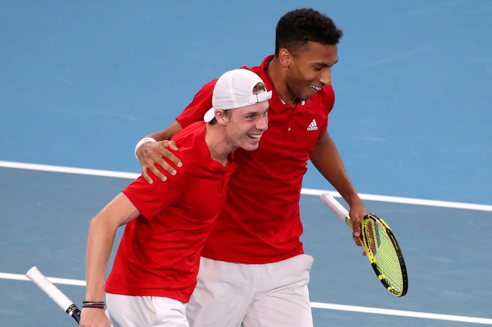 Kanađani slave pobjedu, Foto: Reuters