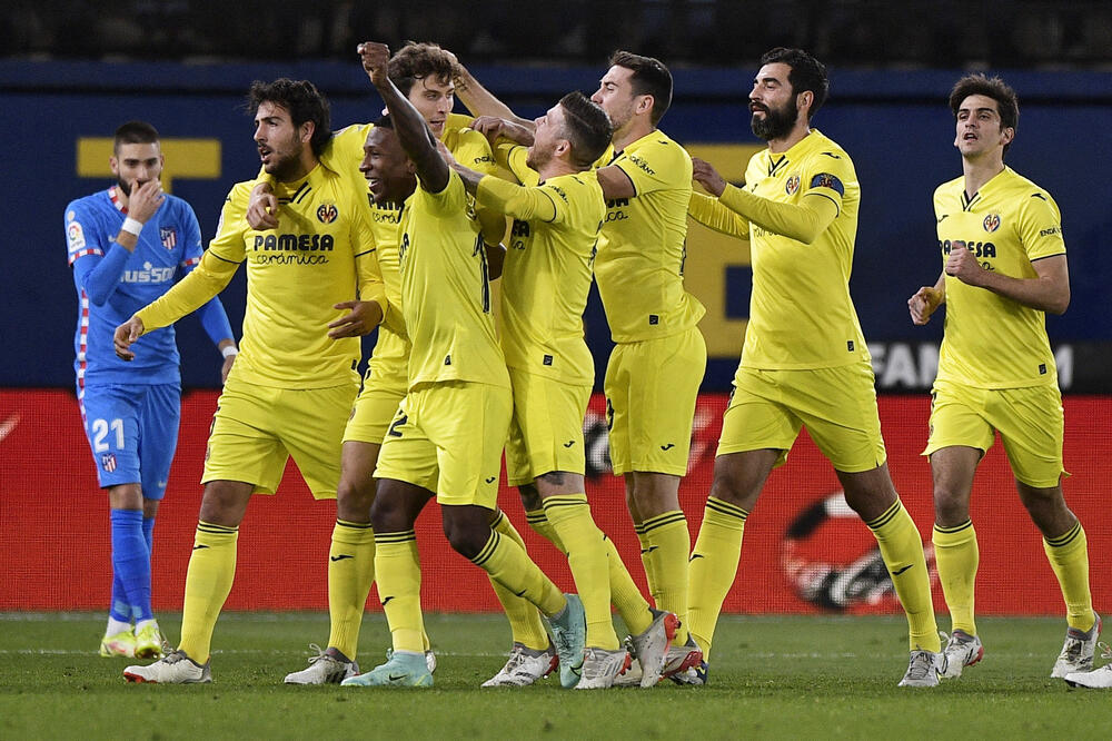 Slavlje fudbalera Viljareala, Foto: Reuters