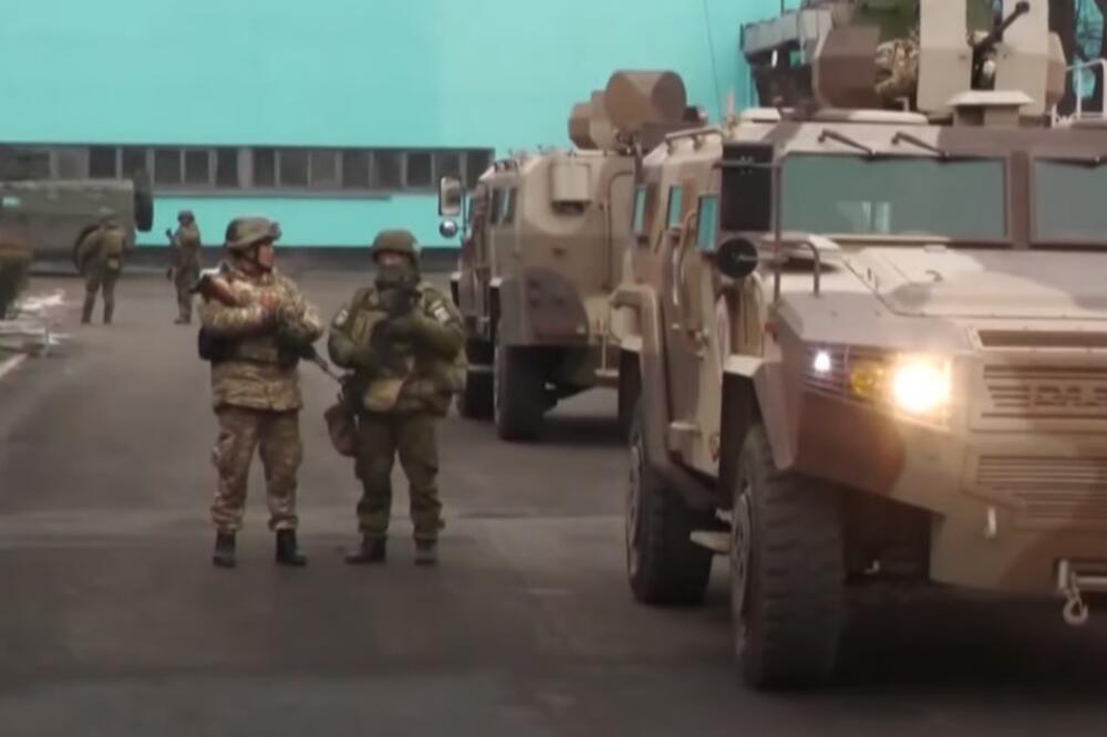 Pripadnici ODKB, Foto: Screenshot/Youtube
