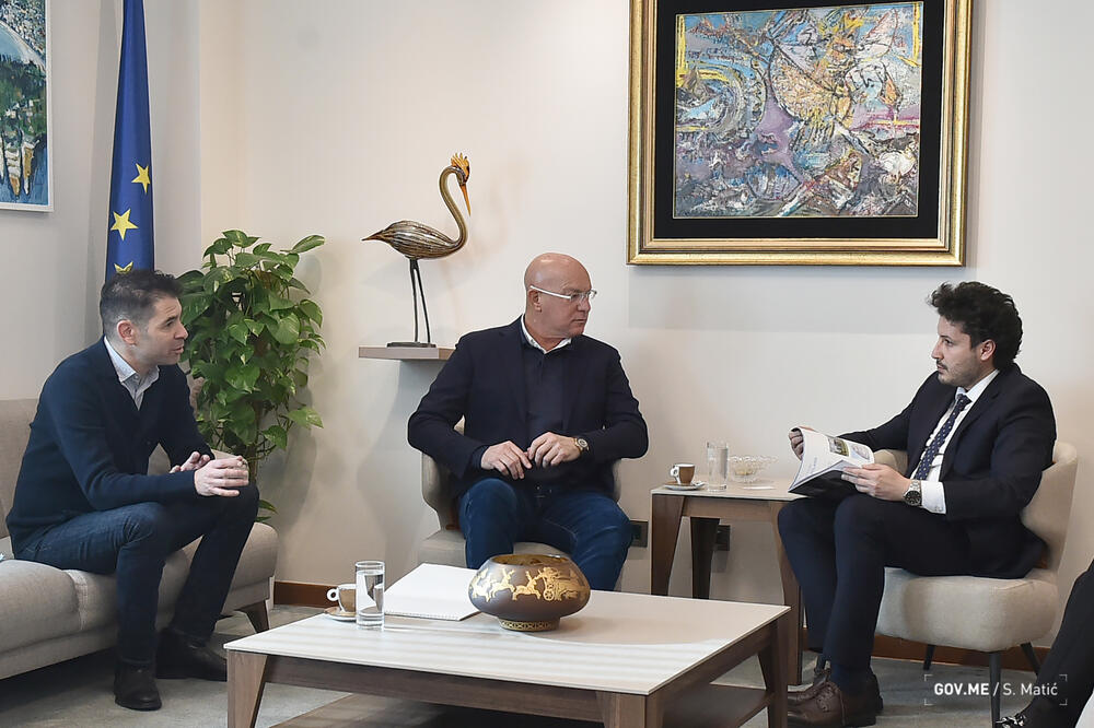 Sa sastanka Abazovića sa Galisom i Rinotom, Foto: Vlada Crne Gore