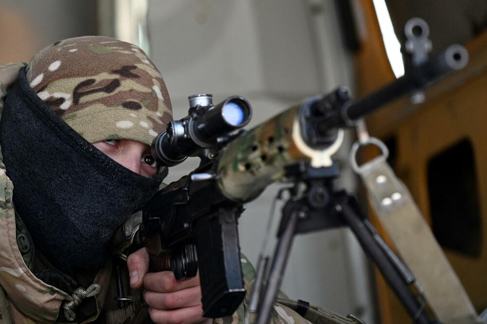 Snajperista ruskih oružanih snaga na vježbama u Rostovskoj oblasti, Foto: SERGEY PIVOVAROV