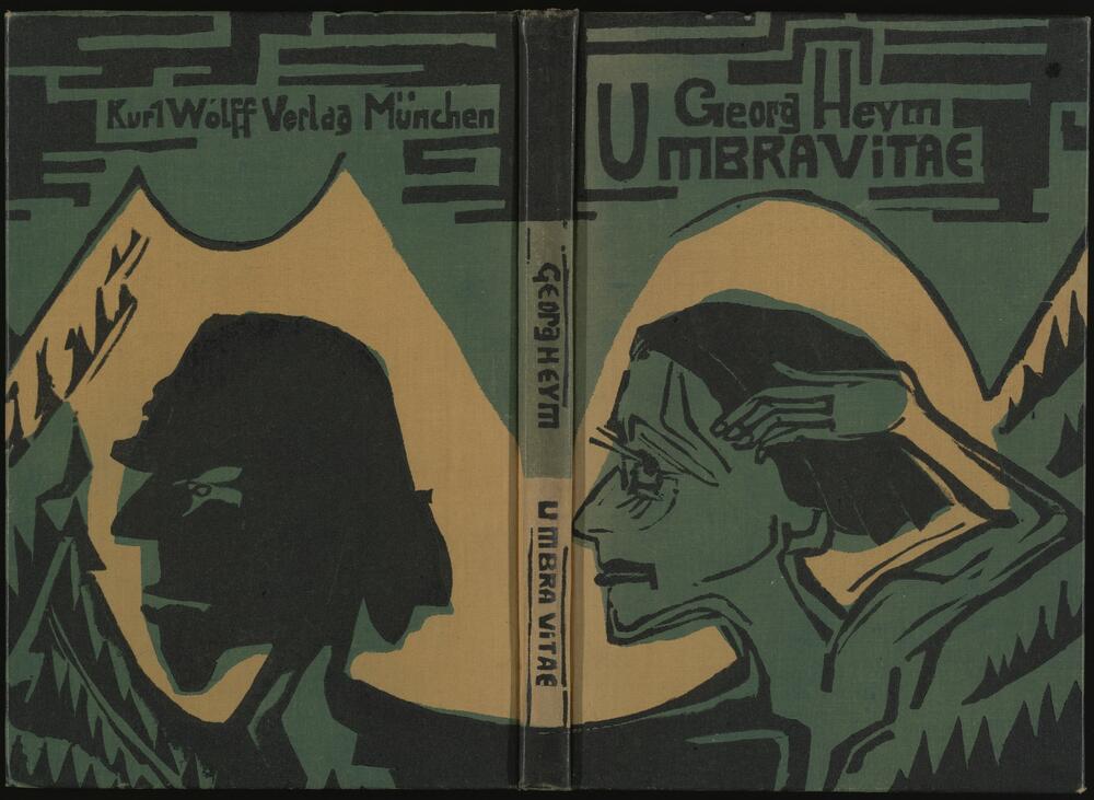 Korice za zbriku „Umbra vitae', rad Ernsta Ludviga Kirhnera (1924)