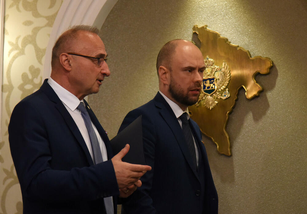 Radulović sa ministrom vanjskih poslova Hrvatske Gordanom Grlićem Radmanom