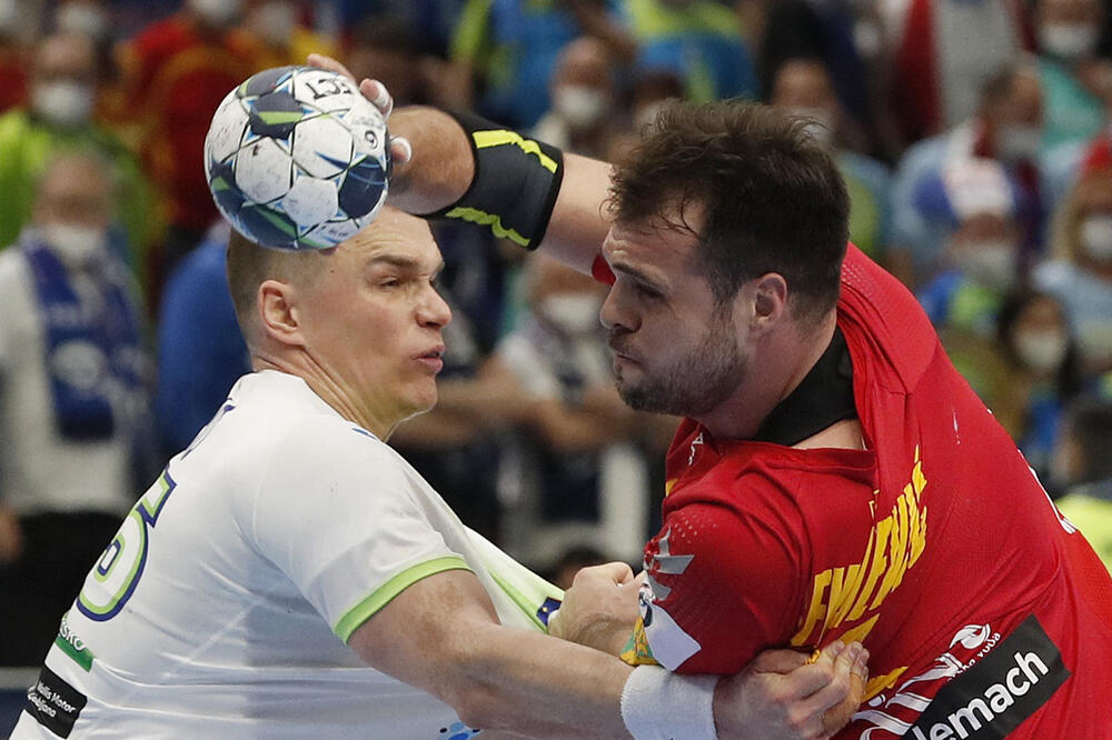 Vasko Ševaljević na meču sa Slovenijom, Foto: Reuters