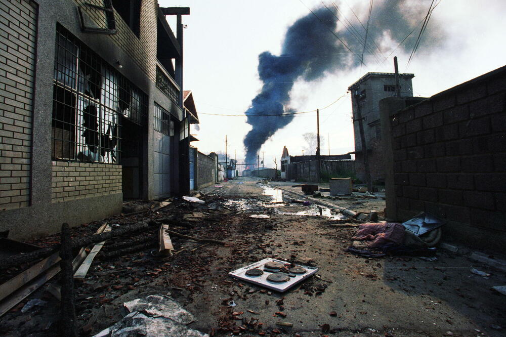 Detalj iz Mitrovice tokom rata na Kosovu 1999., Foto: Shutterstock