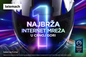 TELEMACH ima najbrži internet* u Crnoj Gori pokazalo istraživanje...