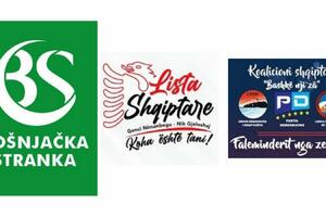 Bošnjačka stranka, Albanska lista i Albanska koalicija: Podržavamo...