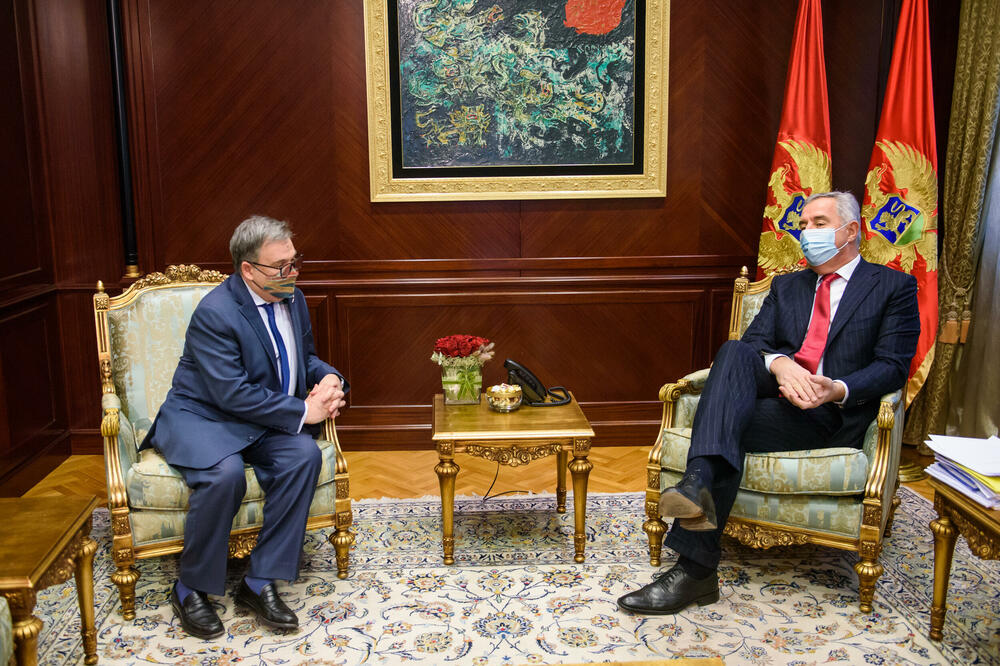 Timonije i Đukanović, Foto: Služba za informisanje Predsjednika Crne Gore