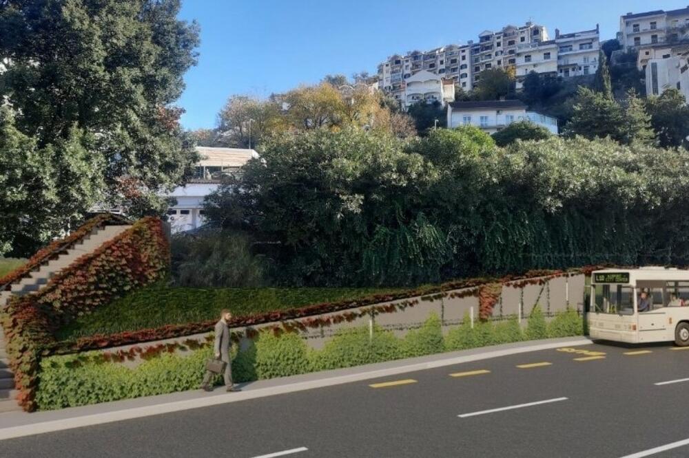 Prikaz projektovanog stajališta, Foto: Opština