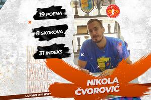 Nikola Čvorović MVP 10. kola domaćeg šampionata (VIDEO)