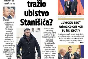Naslovna strana "Vijesti" za 26. januar 2022.
