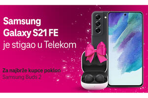 Novi Samsung Galaxy S21 FE: u Telekomu na poklon Samsung Buds 2 i...