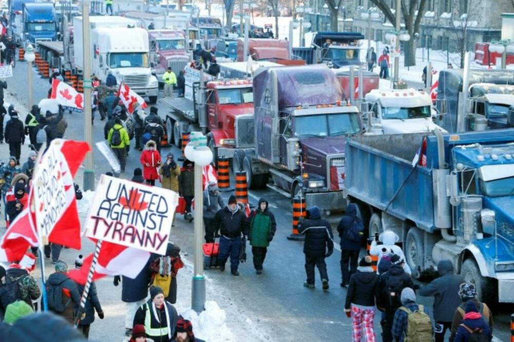 Protesti u Kanadi, Foto: Reuters