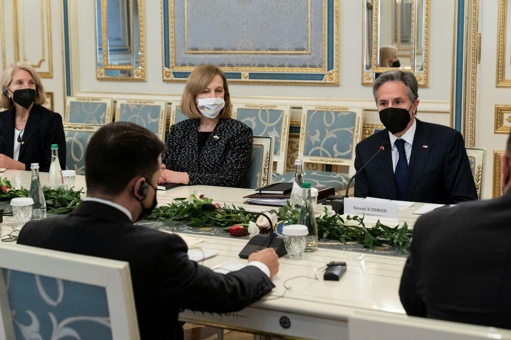 Američki državni sekretar Entoni Blinken u posjeti Kijevu 19. januara