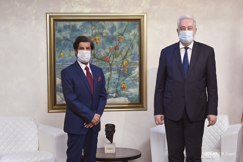 Al-Naimia i Krivokapić, Foto: Vlada Crne Gore