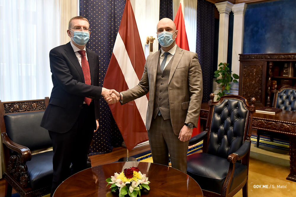 Rinkevičs i Radulović, Foto: Vlada Crne Gore